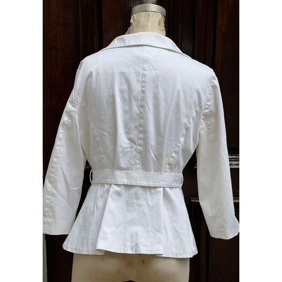 Sandro Sportswear Cotton Peplum Blazer Jacket - M - Picture 7 of 7